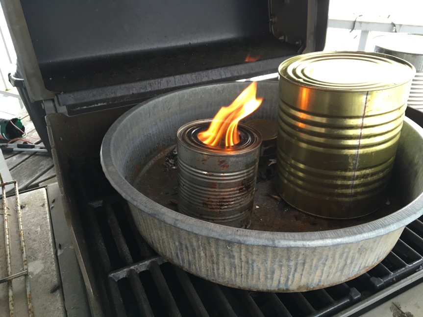 Making Biochar with a Gasification stove.